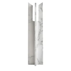 Trinity M Calacatta Carrara Marble Candlestick