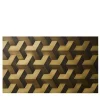Trio 3D Orbitale Set of 20 Burnished-Brass Tiles