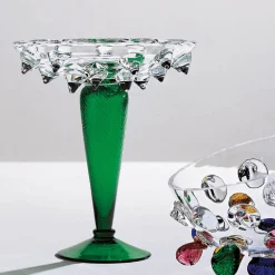 Tristano Transparent & Green Stand by Borek Sipek