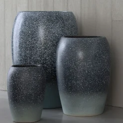 Tropea Large Speckled Two-Toned Ceramic Vase