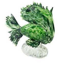 Tropical Fish Green Sculpture
