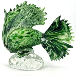 Tropical Fish Green Sculpture