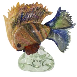 Tropical Fish Murano Glass Sculpture