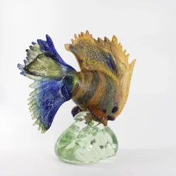Tropical Fish Murano Glass Sculpture