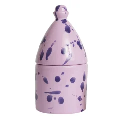 Trullo Lilac and Purple Candle Holder