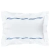 Tuffo White & Assisi Blue US King Sham