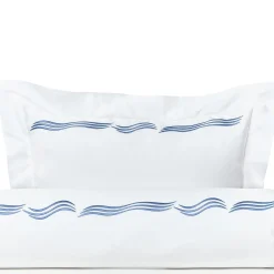 Tuffo White & Assisi Blue US King Sham