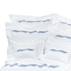 Tuffo White & Assisi Blue US King Sham