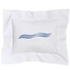 Tuffo White & Assisi Blue Boudoir Sham