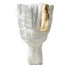 Tulipano Cartoccio White Bowl with Gold Insert