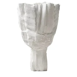 Tulipano Cartoccio White Bowl