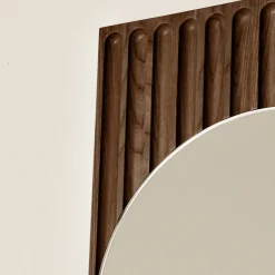 Tutto Sesto Rectangular Brown Ash Mirror