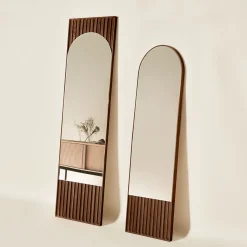 Tutto Sesto Rectangular Brown Ash Mirror