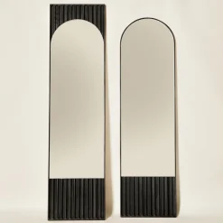 Tutto Sesto Round Black Ash Mirror