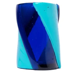 Twirl Blue and Turquoise Large Vase by Enzo Mari