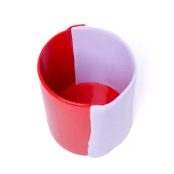 Two Lines Lilac and Coral Medium Vase by Enzo Mari