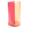 Two Lines Pink Large Vase by Enzo Mari