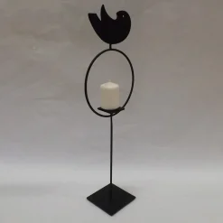 Uccellino B Metal Candleholder