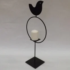 Uccellino C Metal Candleholder