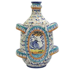 Uccellino Flask Vase with 4 Handles by Lorenza Adami