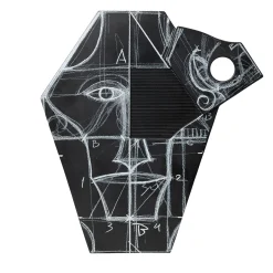 Ulisse Decorative Vase by Mimmo Paladino