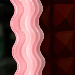 Ultrafragola Floor Mirror and Lamp by Ettore Sottsass