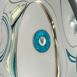 Undulate Oval Mirror