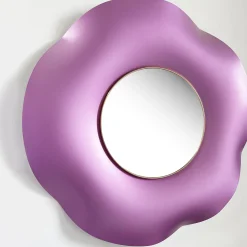 Undulate Pink Wall Mirror