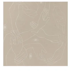 Uno, Nessuno Beige Soft Wallpaper