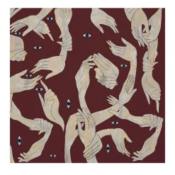 Uno Nessuno Red Classic Burgundy Wallpaper by Marika Tardio