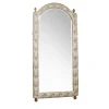 Upholstered Floor Mirror