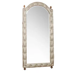 Upholstered Floor Mirror