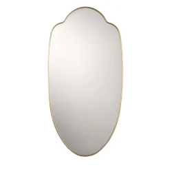 Urban Oval Brass Mirror