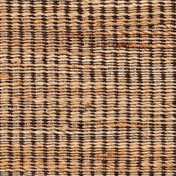 Utami-Njbr Natural And Brown Jute Rug