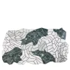Vague Asymmetrical Marble Rug by Zanellato-Bortotto Studio