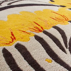 Valparaise Yellow Semi Worsted Carpet by René Gruau