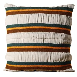 Vate Square Striped Polychrome Cushion
