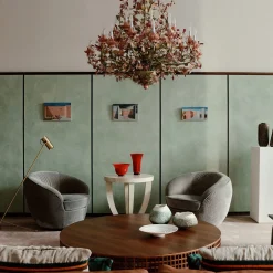 Vate Square Striped Polychrome Cushion