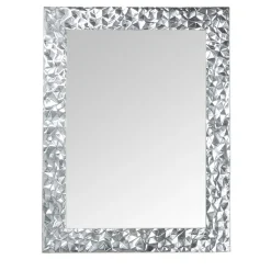 Vega Rectangular Silver Wall Mirror