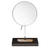 Veletta Glossy Ebony Magnifying Mirror