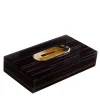 Veletta Glossy Ebony Tissue Box