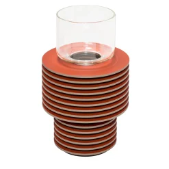 Velvet Bicolor Low Vase #2