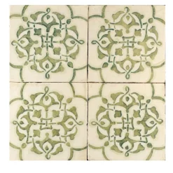 Verde Collina Set of 4 Tiles #8