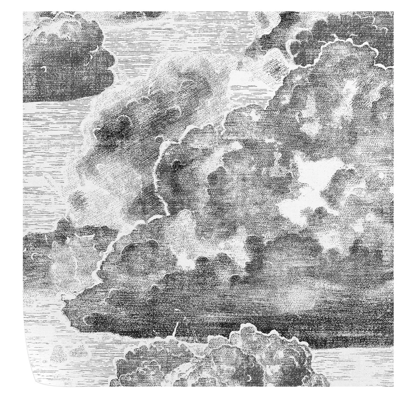 Vintage Black Cloud Wallpaper