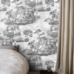 Vintage Black Cloud Wallpaper