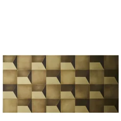 Vita 3D Orbitale Set of 10 Burnished-Brass Tiles