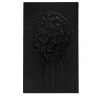Volto Sfigurato Black Leather Decorative Panel