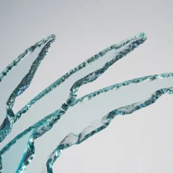 Wave Crystal Aquamarine Sculpture