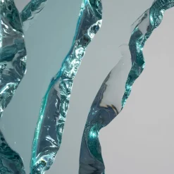 Wave Crystal Aquamarine Sculpture