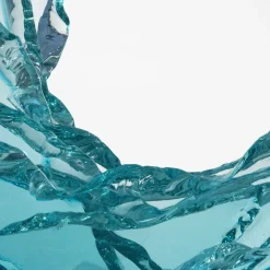Wave Crystal Aquamarine Sculpture